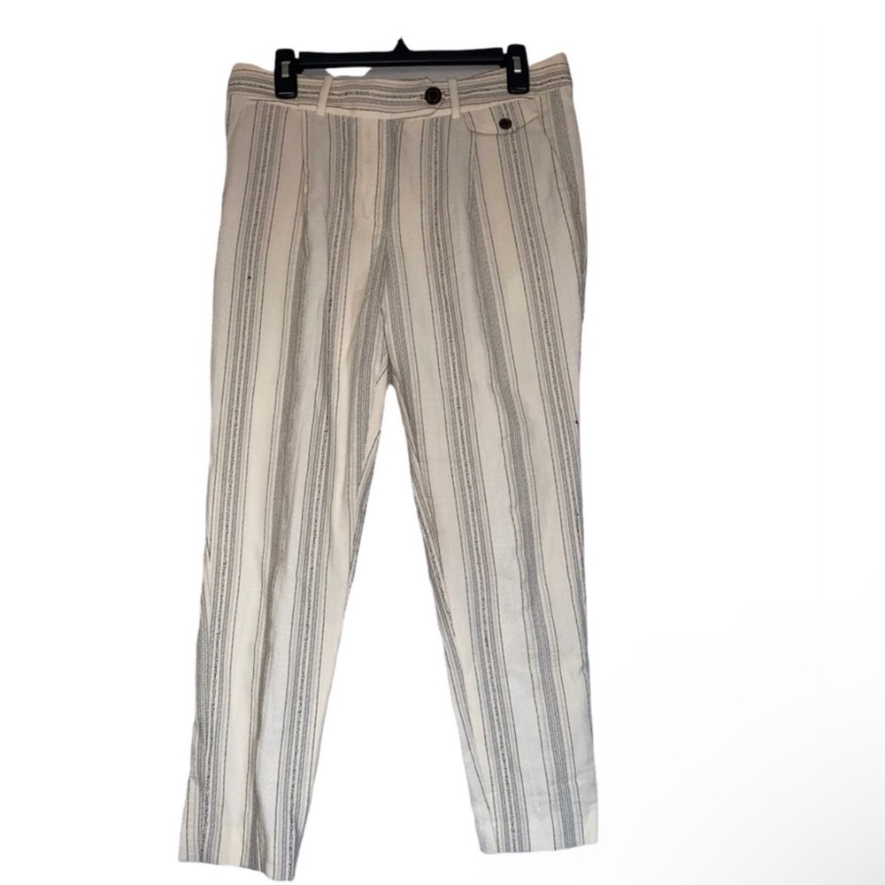 Massimo Dutti High Waist Striped Pants | Women’s Trouser Pant